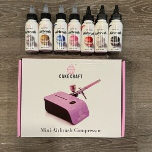 Cake Craft Mini Airbrush Compressor Set